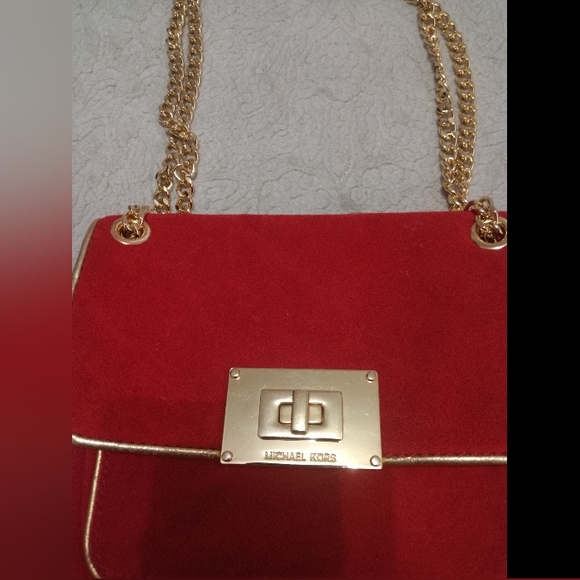 Michael kors Red handbag purse - Picture 4 of 9